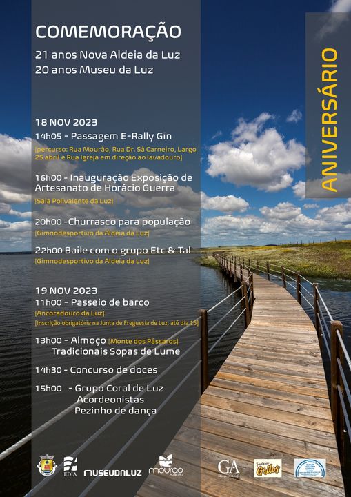 Comemoração do 20º aniversário do Museu da Luz – 19 Novembro 2023