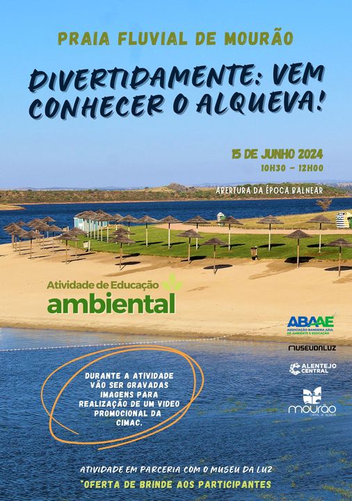 Divertidamente: Vem conhecer o Alqueva – atividade de educação ambiental – 15 Junho 2024