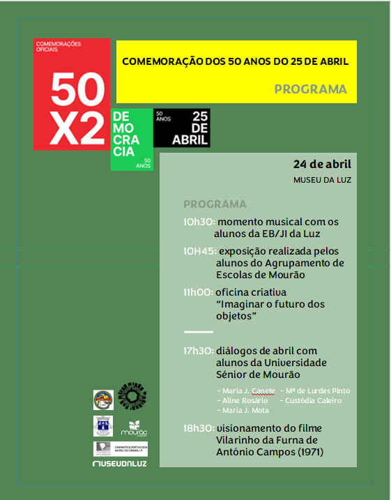 Comemoração dos 50 anos do 25 de Abril