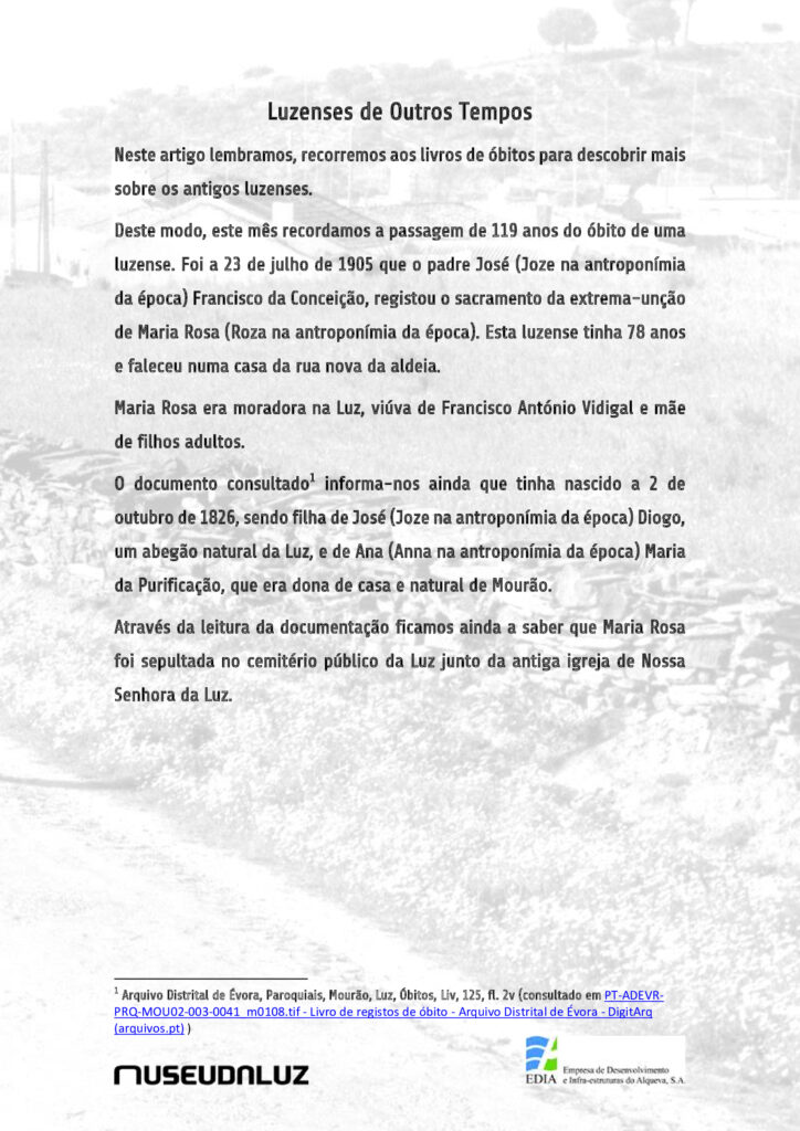 Luzenses de Outros Tempos – artigo nº 21