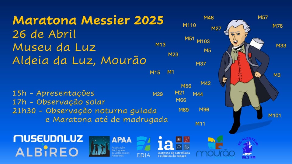 Maratona Messier –  26 abril 2025