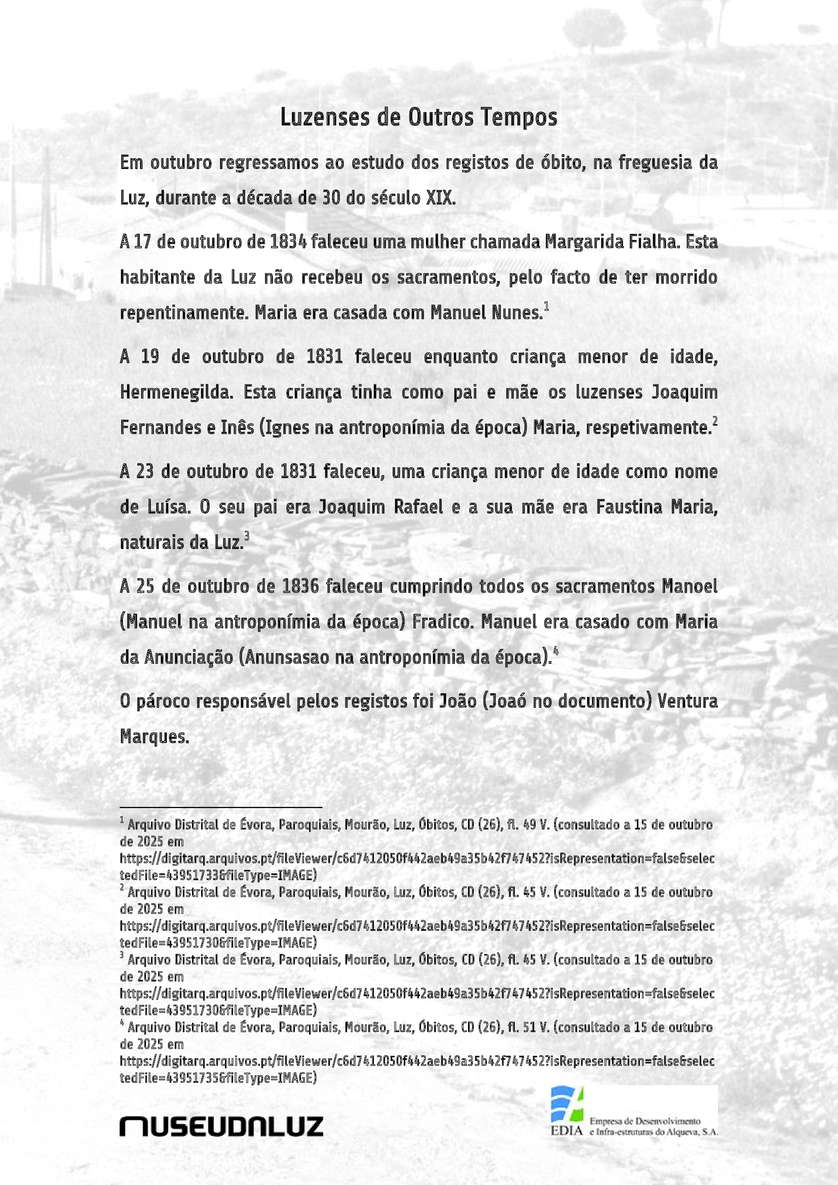 Luzenses de Outros Tempos – artigo nº 31