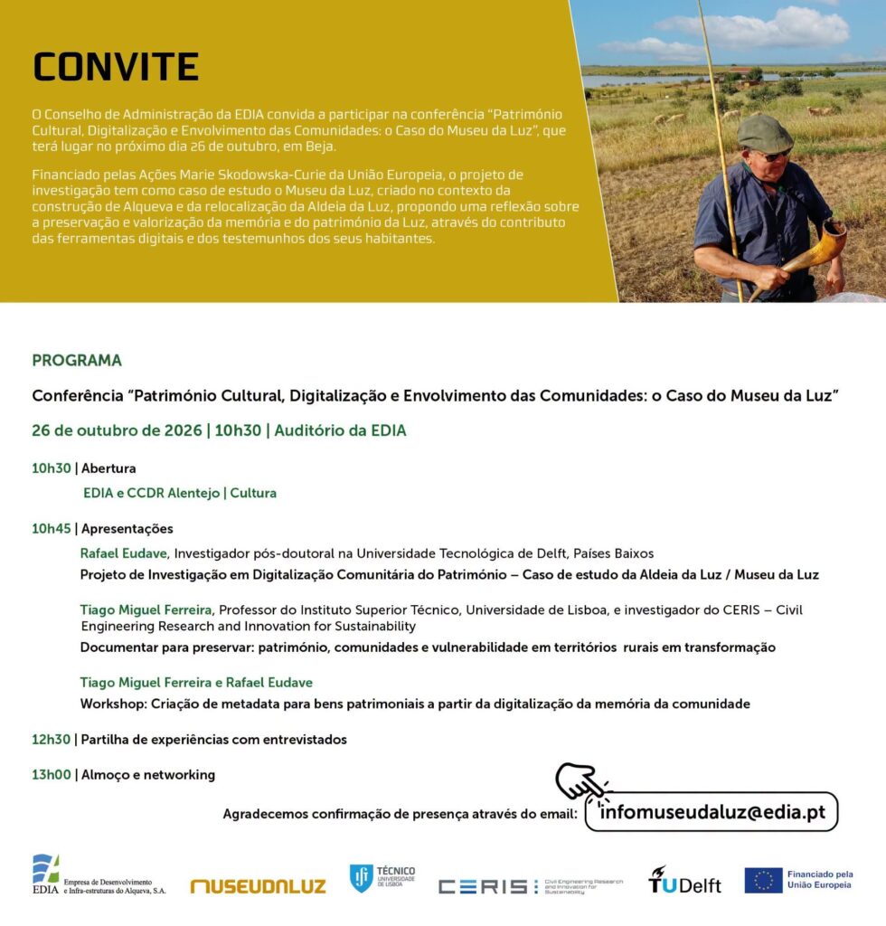 Conference on Cultural Heritage, Digitization and Community Engagement: The Case of the Museum of Light | October 26, 2026